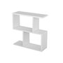 Hanah Home Mesa Auxiliar Life - Blanca, 60x60x20 cm